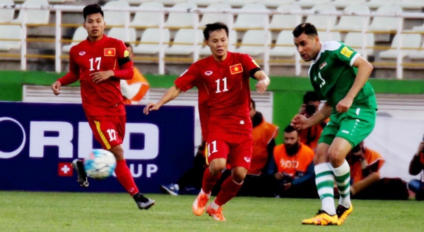Video bàn thắng: Iraq 1-0 Việt Nam (Vòng loại World Cup 2018)