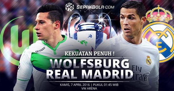 Kết quả trận đấu Wolfsburg vs Real Madrid - 1h45 ngày 7/4
