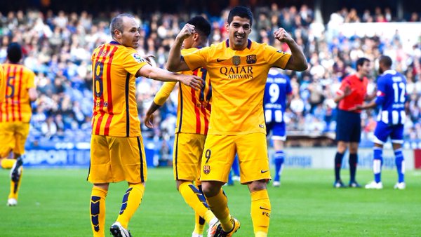 VIDEO: Cú poker của Luis Suarez vào lưới Deportivo