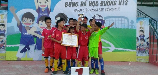 VCK Giải bóng đá học đường năm 2016 đã xác định được 2 đội tham dự