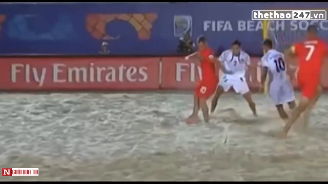 VIDEO: Những kiệt tác bàn thắng ở môn bóng đá bãi biển