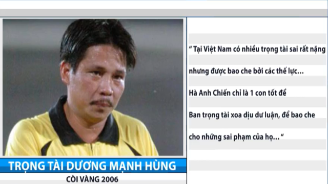 Cựu trọng tài Dương Mạnh Hùng chia sẻ quan điểm về vụ việc trọng tài Hà Anh Chiến
