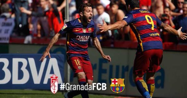 VIDEO: Luis Suarez lập hattrick vào lưới Granada