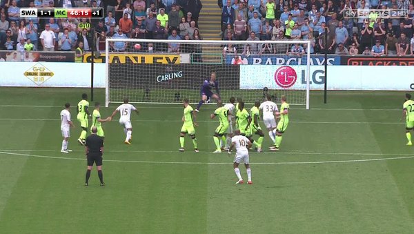 VIDEO: Ayew sút phạt gỡ hòa 1-1 cho Swansea