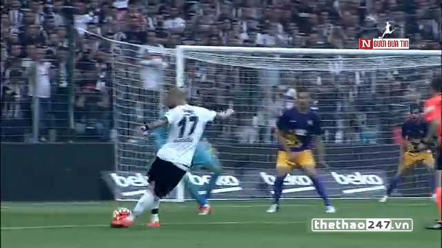 VIDEO: Quaresma trổ tài rabona đầy kỹ thuật từ ngoài vòng cấm