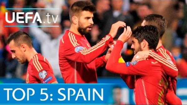 VIDEO: Top 5 bàn thắng đẹp nhất của Tây Ban Nha ở vòng loại Euro 2016