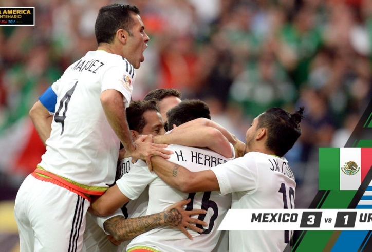 Video bàn thắng: Mexico 3-1 Uruguay (Vòng bảng Copa America 2016)