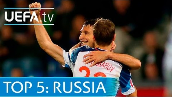 VIDEO: Top 5 bàn thắng đẹp của ĐT Nga ở vòng loại Euro 2016