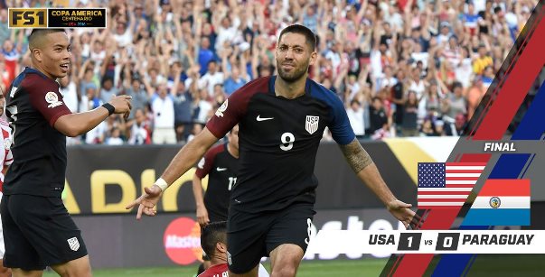 Video bàn thắng: USA 1-0 Paraguay (Vòng bảng Copa America 2016)