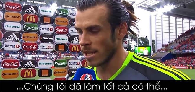 VIDEO: Gareth Bale trả lời phỏng vấn ngay sau trận gặp Anh