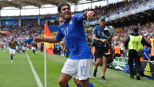 Video bàn thắng: Italia 1-0 Thụy Điển (Vòng bảng Euro 2016)