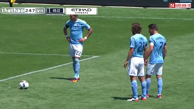 VIDEO: Pirlo đá phạt khiến thủ môn đứng nhìn ở vòng 16 MLS