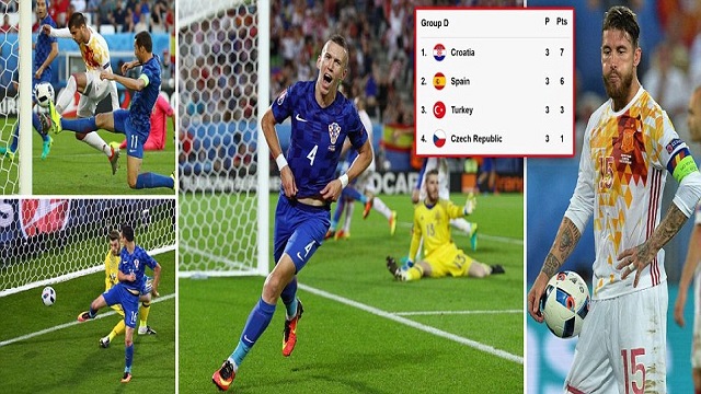 Video bàn thắng: Tây Ban Nha 1-2 Croatia (EURO 2016)