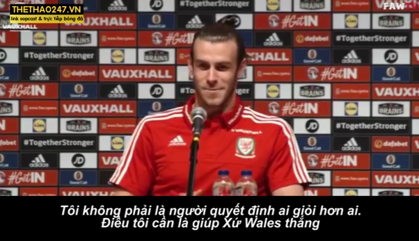 Bale tỏ ra khiêm nhường trước cuộc đối đầu Ronaldo ở bán kết Euro 2016