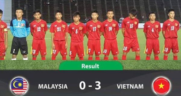 VIDEO: U16 Việt Nam thắng đậm U16 Malaysia tại giải Đông Nam Á