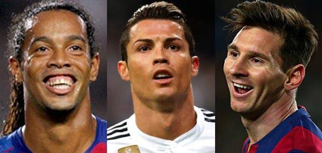 Ronaldinho chọn cầu thủ hay nhất TG: Messi hay Ronaldo?