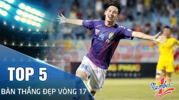 VIDEO: Top 5 bàn thắng đẹp vòng 17 V-League 2016