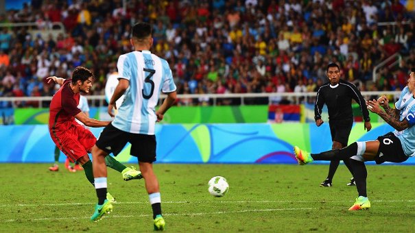 Video bàn thắng: Bồ Đào Nha 2-0 Argentina (Bóng đá nam Olympic Rio 2016)