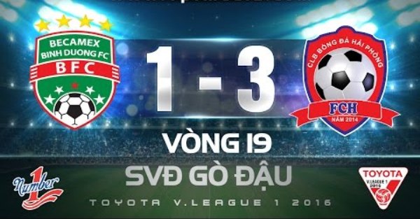 Video bàn thắng: Bình Dương 1-3 Hải Phòng (Vòng 19 V-League 2016)