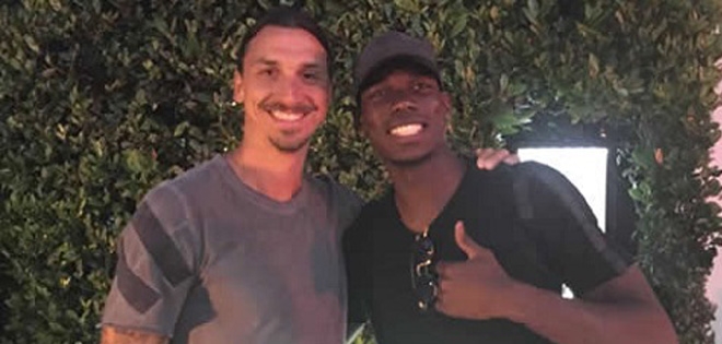 Pogba ví von Ibrahimovic là 'Thần sấm'