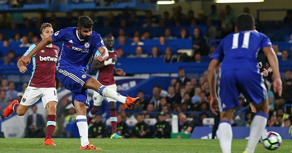 Chelsea giành 3 điểm kịch tính trước West Ham nhờ công của người hùng Costa