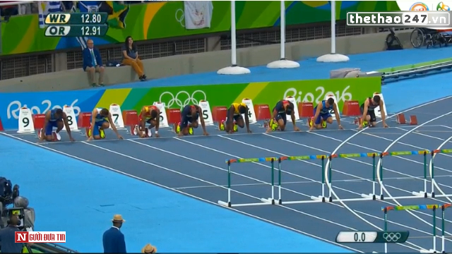 VIDEO: Chung kết chạy 110m vượt rào nam (Olympic 2016)