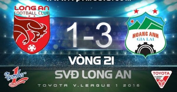 Video bàn thắng: Long An 1-3 HAGL (Vòng 21 V-League 2016)