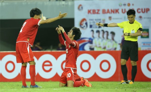 Video bàn thắng: U19 Myanmar 1-1 U19 Việt Nam (KBZ Bank Cup 2016)