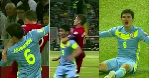 VIDEO: Lewandowski thoát thẻ dù khiến đối thủ 'lỗ mũi ăn trầu'