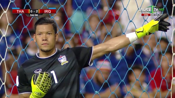 Những pha cản phá ấn tượng của thủ môn Thái Lan trước Nhật Bản