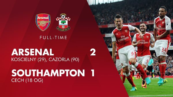 Highlights Arsenal 2-1 Southampton: Ngược dòng kịch tính!