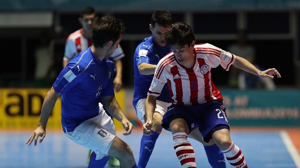 Video bàn thắng: Paraguay 2-4 Italia (World Cup Futsal 2016)