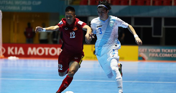 Tin bóng đá VN 12/9: Futsal Việt Nam có chiến thắng ở đấu trường World Cup 2016