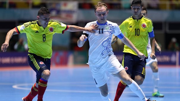 Video bàn thắng: Colombia 3-3 Uzbekistan (World Cup Futsal 2016)