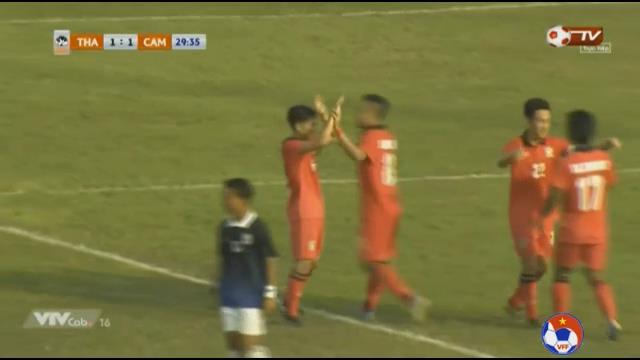 Video bàn thắng: U19 Thái Lan 2-1 U19 Campuchia (U19 AFF Cup 2016)