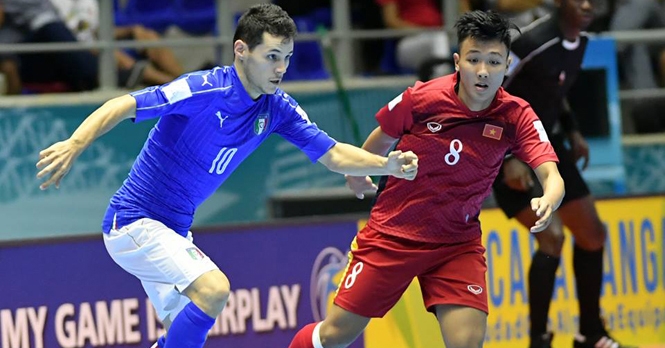 Cận cảnh trận cầu quyết định giúp Futsal Việt Nam đi tiếp