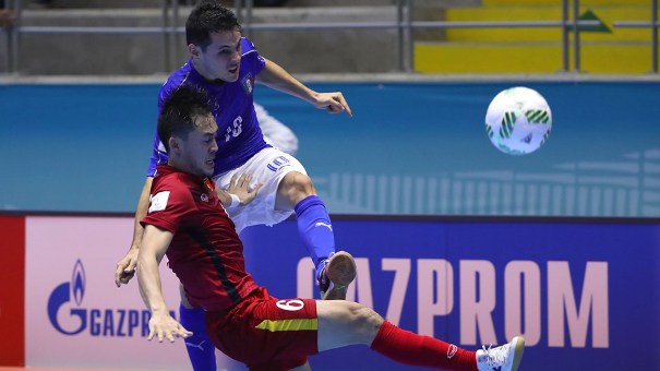 Video bàn thắng: Việt Nam 0-2 Italia (World Cup Futsal 2016)