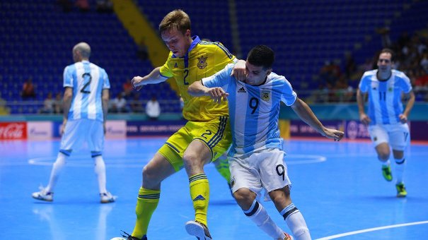 Video bàn thắng: Argentina 1-0 Ukraine (World Cup Futsal 2016)