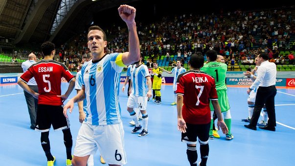 Video bàn thắng: Argentina 5-0 Ai Cập (Tứ kết World Cup Futsal 2016)