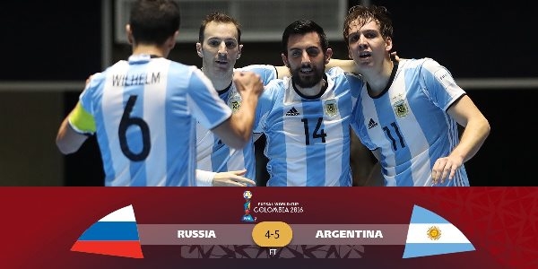 VIDEO: Nga 4-5 Argentina (Chung kết World Cup Futsal 2016)