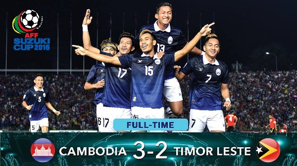 Video bàn thắng: Campuchia 3-2 Đông Timor (Vòng loại AFF Suzuki Cup 2016)
