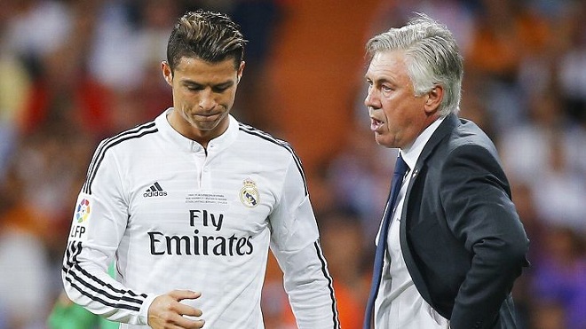 HLV Ancelotti tiết lộ đầy bất ngờ về Cristiano Ronaldo