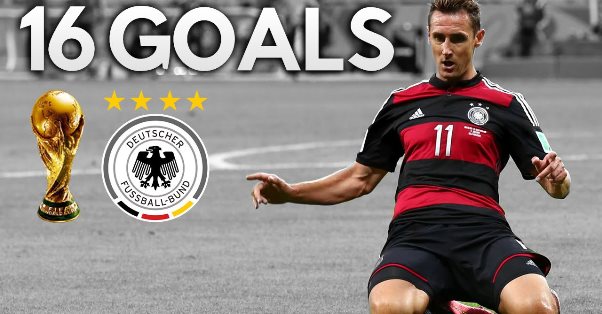 VIDEO: Kỷ lục 16 bàn thắng của Klose tại các vòng chung kết World Cup