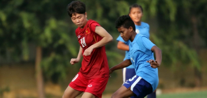 Việt Nam thắng tưng bừng trận mở màn vòng loại U19 nữ châu Á