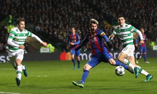 Tỏa sáng trước Celtic, Messi sắp bắt kịp kỷ lục của Ronaldo