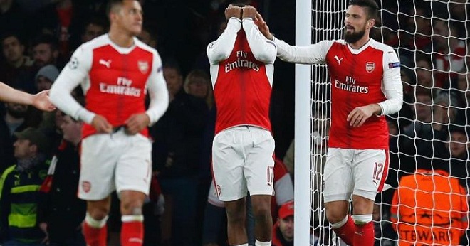 Arsenal có nguy cơ đụng 'thứ dữ' sau trận hòa PSG