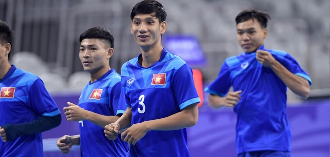 Tuyển futsal Việt Nam tự tin trước trận gặp đội hạng 8 thế giới