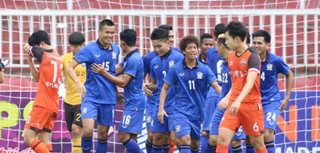 U21 Thái Lan hủy diệt U21 Gangwon trong trận mở màn