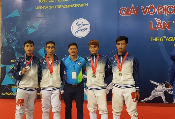 Đấu kiếm Việt Nam bay cao khi lọt vào top 3 giải U23 Châu Á