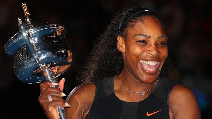Serena Williams trở lại tập luyện cho Australian Open 2018
